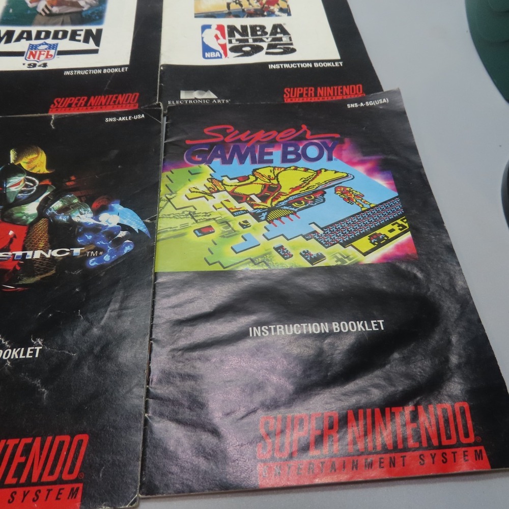 Lot Of 6 Super‎ Nintendo SNES Instructions Manual Booklets - Picture 4 of 8